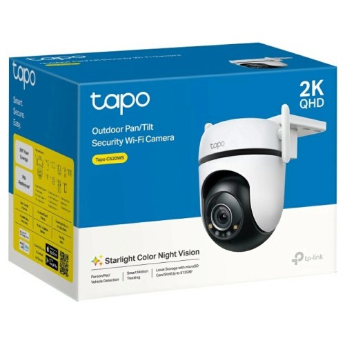 ΚΑΜΕΡΑ ΑΣΥΡΜΑΤΗ ΕΓΧΡΩΜΗ TP-LINK TAPO C520WS WHITE IP66 ΕΞΩΤΕΡΙΚΗ